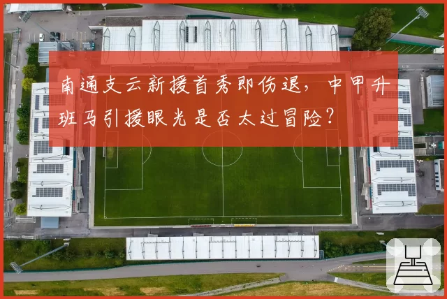 南通支云新援首秀即伤退,中甲升班马引援眼光是否太过冒险?