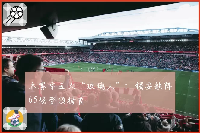 本赛季五大“玻璃人”：锡安缺阵65场登顶榜首